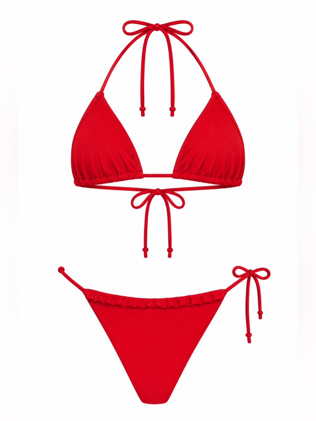 One Tie-Side Triangle Bikini